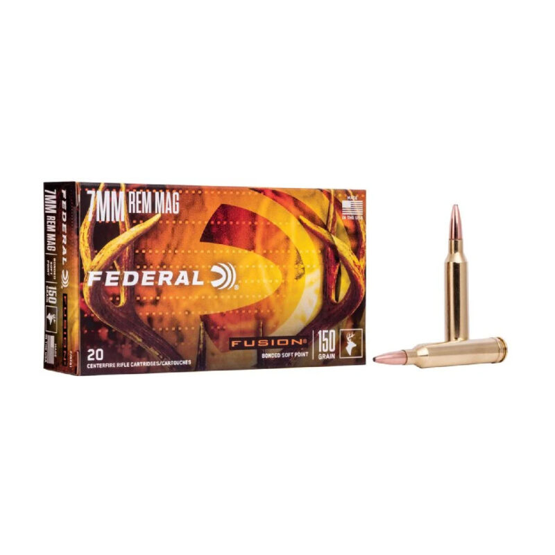 FEDERAL 7mm Rem Mag 150gr Fusion Soft Point