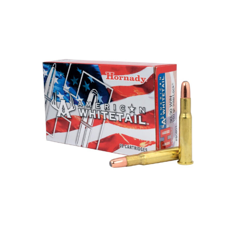 HORNADY 30‑30 Win 150gr RN Interlock American Whitetail